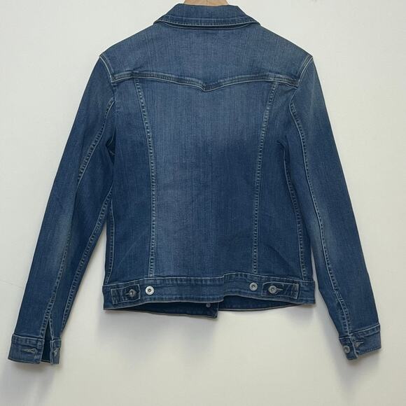 Levi Strauss Blue Jean Jacket Denim Trucker Coat WPL 423 Large - Picture 2 of 7